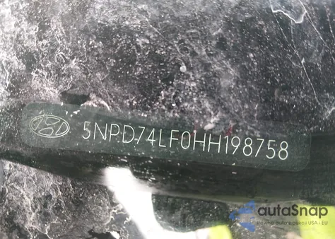 2017 Hyundai Elantra Se from USA, damaged, VIN 5NPD74LF0HH198758